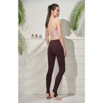YOGA FLOW Dale Bra - 交錯層次短版上衣 - 嫣红粉 Apricot Pink, , large
