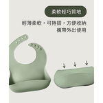 【芽比兔】立體矽膠寬口圍兜, , large