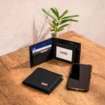 【MQ】Yamagata 細人字紋 短夾 學生錢包 日系 質感, , large