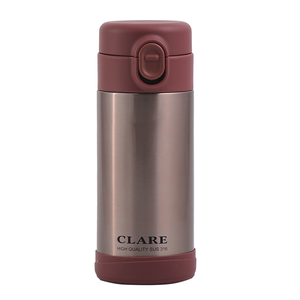 CLARE316不鏽鋼陶瓷彈跳保溫杯-350ml-玫瑰金-1支