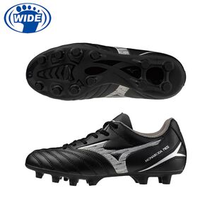 [秉宸] MIZUNO MONARCIDA 成人足球釘鞋 黑 草地 大釘 寬楦 P1GA242503
