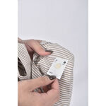 (L) lativ直條紋棕色洋裝二手衣, , large