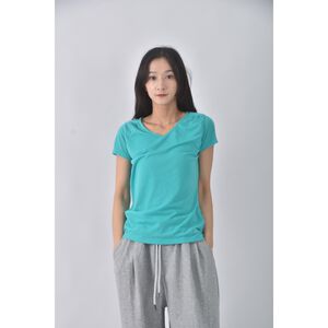 (S) salomonv領綠色短袖上衣二手衣