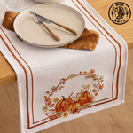【SOLO Vintage】LCW Home 45x120cm Pumpkin Table Runner Made in Turkey, , large