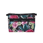 |快速出貨|Lesportsac Cosmetic Clutch 雙層拉鍊收納化妝包/ 夜花織夢, , large