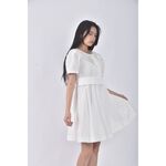 (S) jorya質感兩件式白色洋裝二手衣, , large