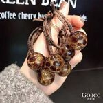 【Gulicc】古莉可 髮圈 冰裂豹紋 簡約圓球髮圈 髮繩, , large