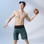 MONINA  MIT  Big men beach swim trunks -XL, , large