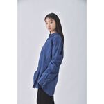 (XL) gap質感棉質格紋藍色長袖上衣二手衣, , large