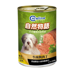 【Careline 自然物語】自然食狗罐頭（400g*24罐）- 牛肉與肉丁, , large