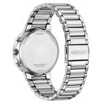 CITIZEN 星辰 Chronograph 紳男計時手錶 送禮推薦-銀x綠/42mm AN8220-52X, , large