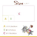 【現貨】MIT台灣製貝寶童話抗菌紗布小方巾-小紅帽/三小豬/七小羊-26*26cm(單入), , large