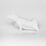 GeckoDesign Dachshund Coin Bank (Batman Grey), , large
