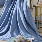 【Betrise】Light Dance Blue | C Energy Series 60-count 100% pure Tencel light-quenched graphene quilt/four-season quilt 5X6.5 feet per set (plus 2 pillowcases of the same style), 輕舞藍, large