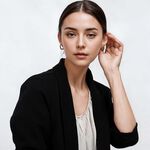 【MORELLATO】Creole 不鏽經極簡圓型耳環-金色 SAVN06, , large