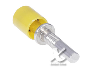 【協進五金】插銷培林下止(#11)黃色