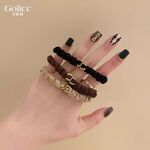 【Gulicc】古莉可 髮圈 高彈力簡約百搭髮圈2入, , large