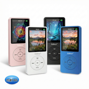 [Galaxy Style] Light Enjoyment 1.8-inch Color Screen MP4 Player (Built-in 16G Memory) (with 6 Bonus Gifts)