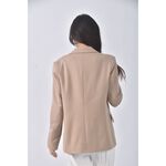 (S) 【安于晴Charlene私服】cloth質感西裝杏色外套二手衣, , large