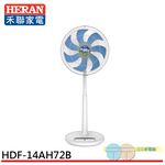HERAN 14” Nano Silver Dual Antibacterial DC Remote Fan Standing Fan HDF-14AH72B, , large