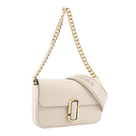Marc Jacobs THE J MARC 平滑牛皮翻蓋二用包/天空白, , large