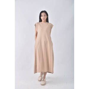 (S) nad shop無袖杏色洋裝二手衣,  (S) nad shop無袖杏色洋裝二手衣