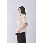 (M) balen韓牌質感黃色短袖上衣二手衣, , large