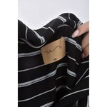 (S) 條紋黑色洋裝二手衣, , large