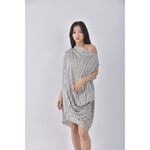 (2XL) lanshuixin質感跳色白色洋裝二手衣, , large