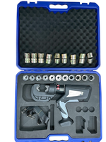 WIN五金 FKS BOST 18V槍型壓接機< FKS-400C+模具+工具箱+4.0電池組> 12頓出力 壓接鉗 壓接機 壓管鉗 端子鉗 端子壓接機, , large