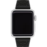 COACH Apple Watch 錶帶 38/40mm 適用 矽膠錶帶- 黑色(不含手錶), , large