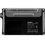 SANGEAN 山進 AM/FM 二波段 數位式時鐘收音機 黑色 PR-D4BK / PRD4BK, , large