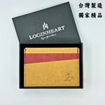 [LOGINHEART]五福梅_橡葉棕紅 全防護屏蔽感應卡夾  5卡層皆受屏蔽 防盜刷 防消磁 台灣製造獨家精品, , large