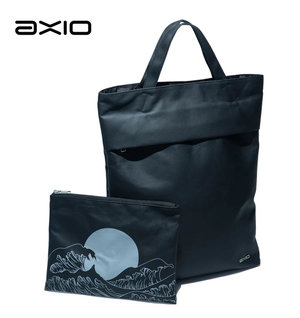 【AXIO】KISS 3WAY 多功能三用子母浮世繪帆布包(AK-453)-亮桃粉
