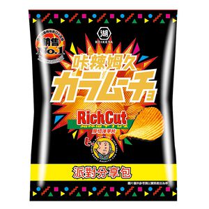 咔辣姆久厚切洋芋片-勁辣唐辛子口味117g