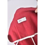(S) mercci22亞麻排扣紅色外套二手衣, , large