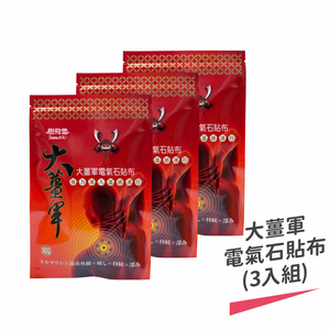 【樹飛雪】三入組 大薑軍電氣石貼布 10入/包(共30入)