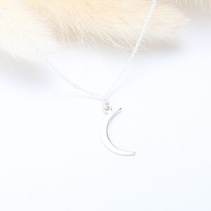 【Angel & Me】Crescent Moon (small) s925 sterling silver necklace Birthday gift