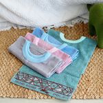 [Kaimei Cotton] Random Excellence MIT Taiwan Made 28 Liang Thick Pure Cotton Breathable Adult Bib/Swallow Plain Printed, , large