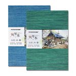 普思AP 【遵爵】全棉冊頁風琴本溪-細紋/中粗細紋-清新綠Z4921572A, , large