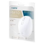 RASTO RM10 超靜音無線滑鼠, 白色, large