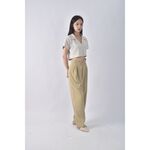 (S) me too高腰素色綠色長褲二手衣, , large