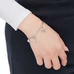 【ULOO】Twinkle 海漾微光不鏽鋼手鍊-銀色 UB2000120, , large