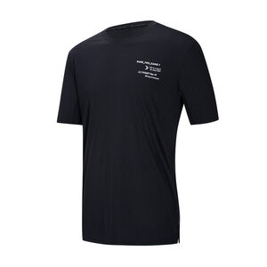 迪卡儂透氣短袖上衣-黑色2XL