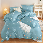 【FOCA】Fuxiang | 3M patented moisture wicking breathable antibacterial Tencel four seasons quilt/cool quilt bed sheet set - single, , large