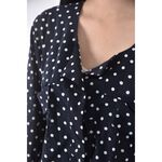 (S) t parts點點藍色長袖上衣二手衣, , large
