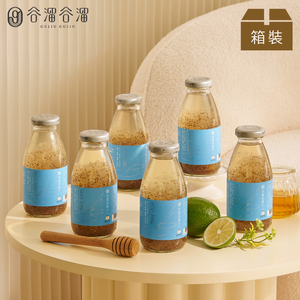 【谷溜谷溜】夏雨六入蜂蜜檸檬蘆薈奇亞籽無禮盒裝X3(295ml*18瓶)