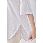 (XL) palette韓牌質感白色短袖上衣二手衣, , large