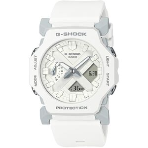 CASIO 卡西歐 G-SHOCK 極簡纖薄小巧雙顯手錶-白 GA-2300-7A
