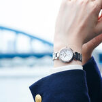 CITIZEN 星辰 XC 心蕊 輕奢限定版 鈦金屬 光動能電波女錶-29mm ES9466-65W, , large